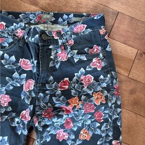 Citizens of humanity Mandy blue floral jeans 25